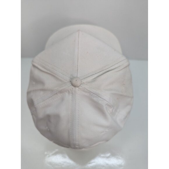 In Liner USA Reynolds Inc Men White Wide Brim Braid Adj Snapback Cap Hat - Picture 6 of 9